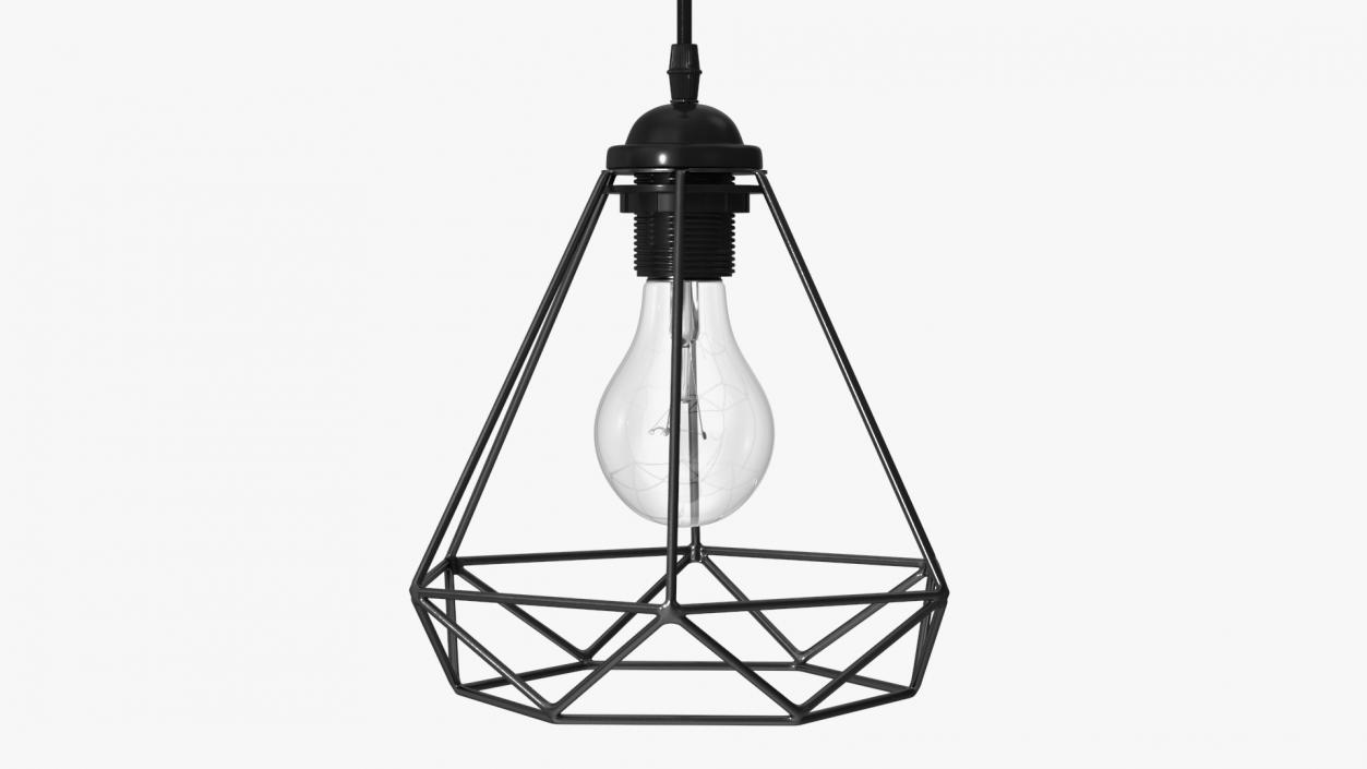 Pendant Light Black 3D model