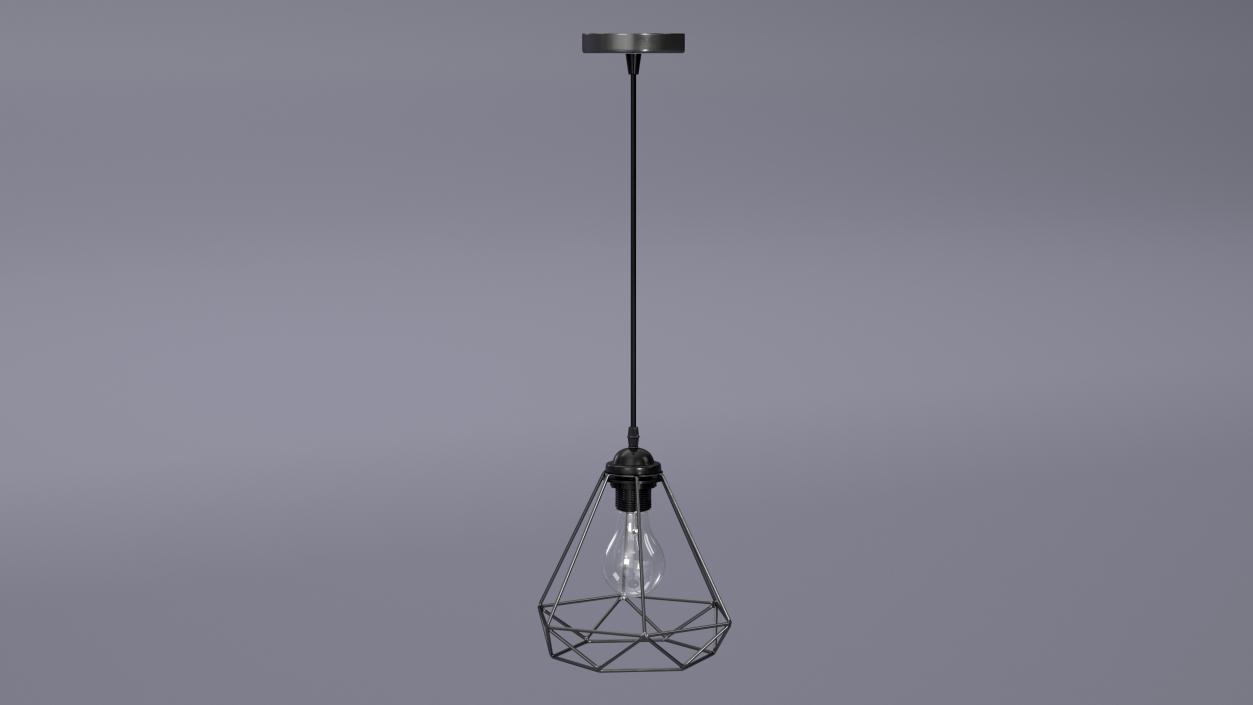 Pendant Light Black 3D model