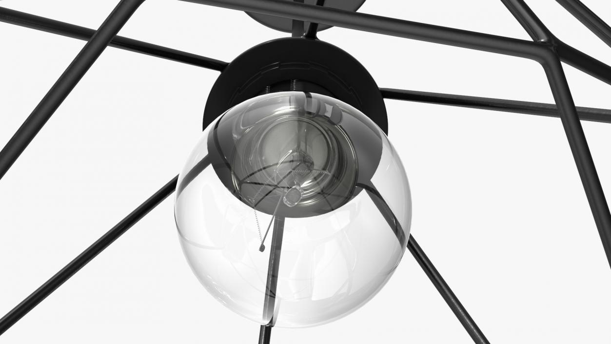 Pendant Light Black 3D model