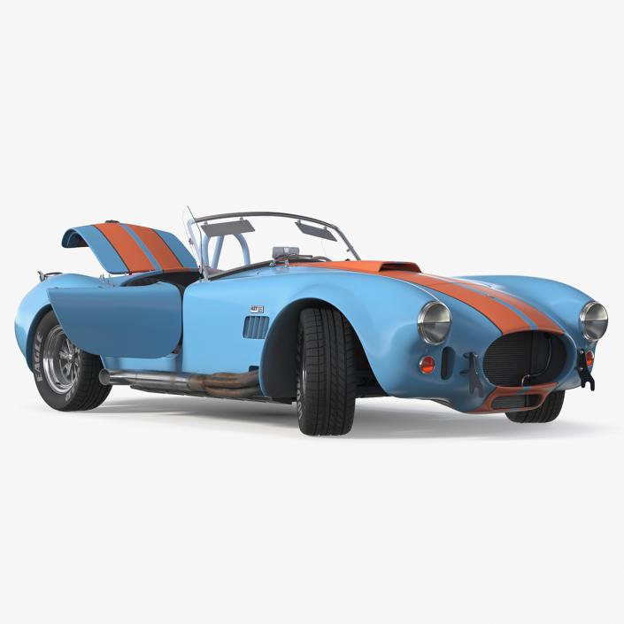 Shelby Cobra 1965 Rigged 3D model