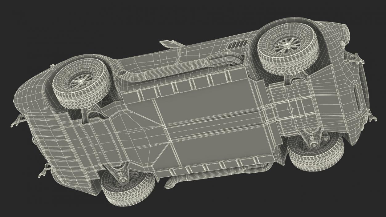 Shelby Cobra 1965 Rigged 3D model