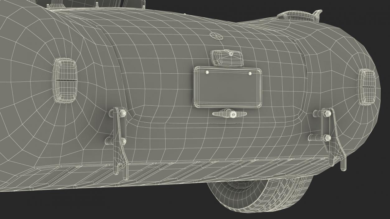 Shelby Cobra 1965 Rigged 3D model