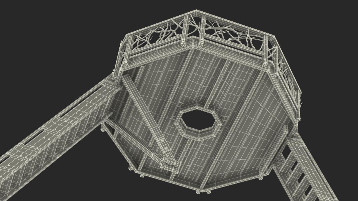 3D Tree Platform model