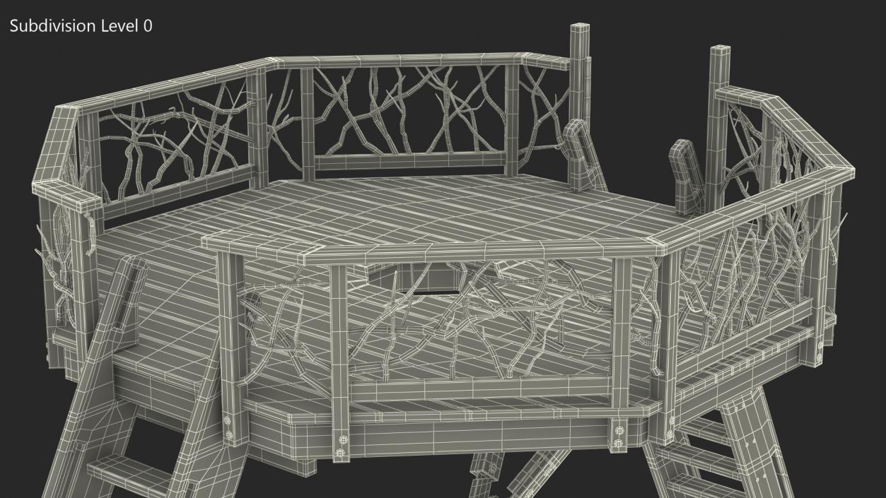 3D Tree Platform model