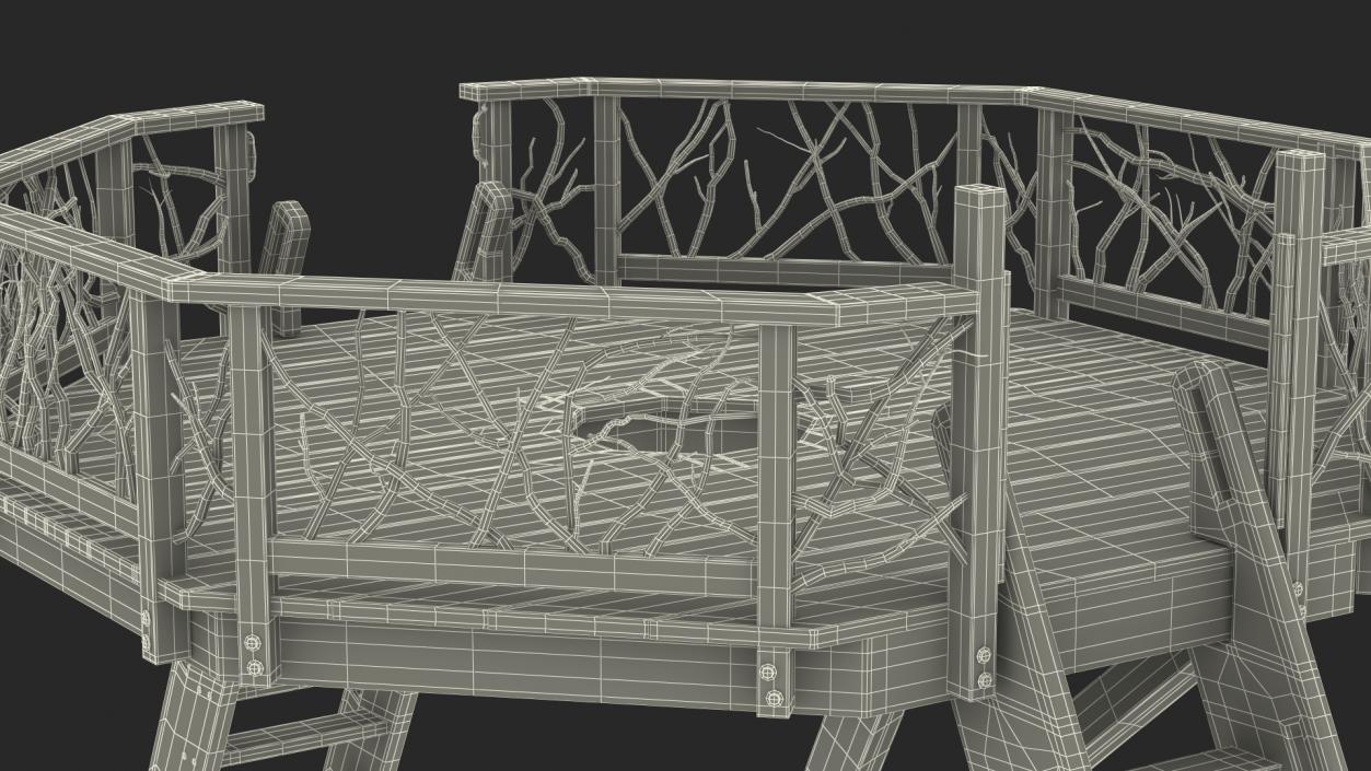 3D Tree Platform model