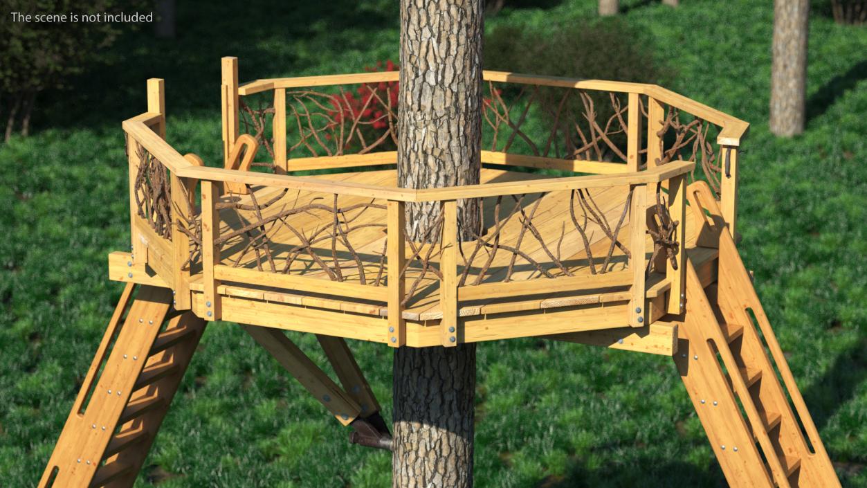 3D Tree Platform model