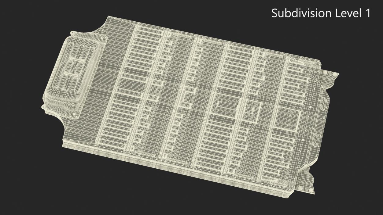 Electric Vehicle Battery Pack 3D model