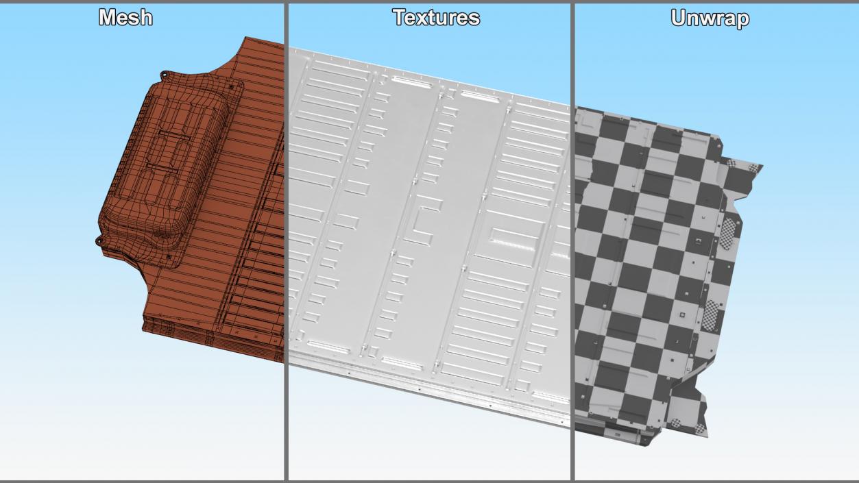 Electric Vehicle Battery Pack 3D model