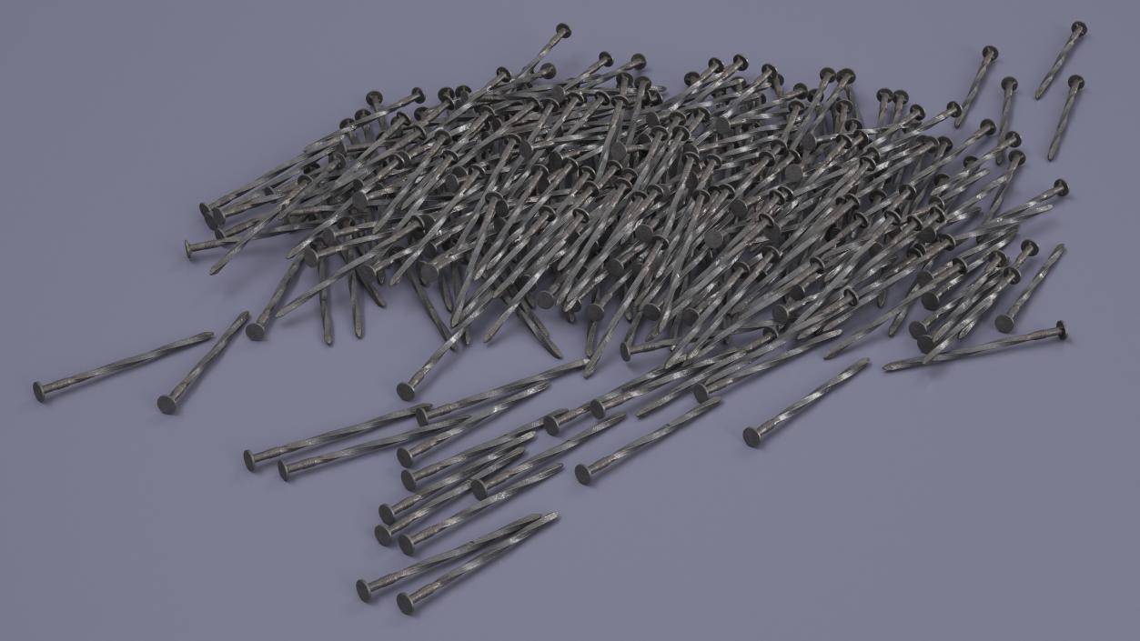 Deck Nails Old 3D model