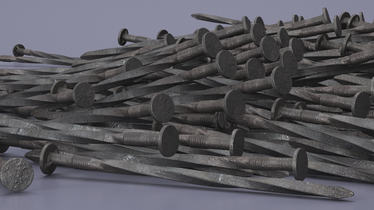 Deck Nails Old 3D model