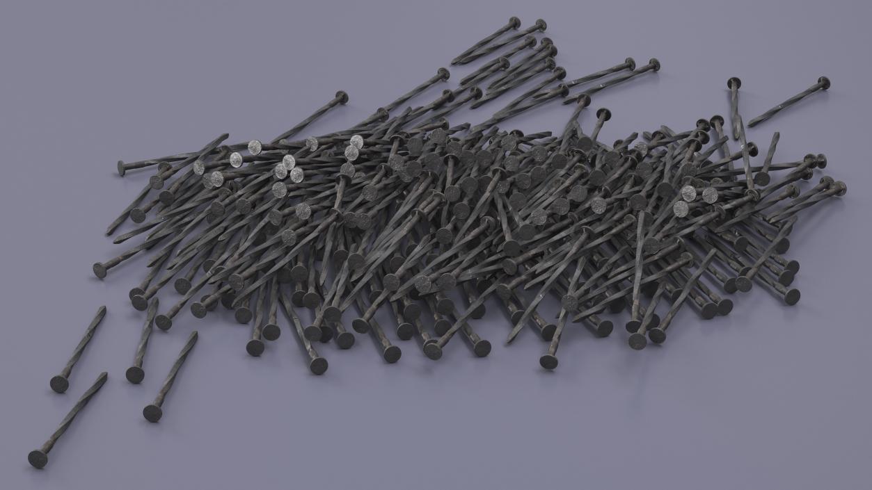 Deck Nails Old 3D model