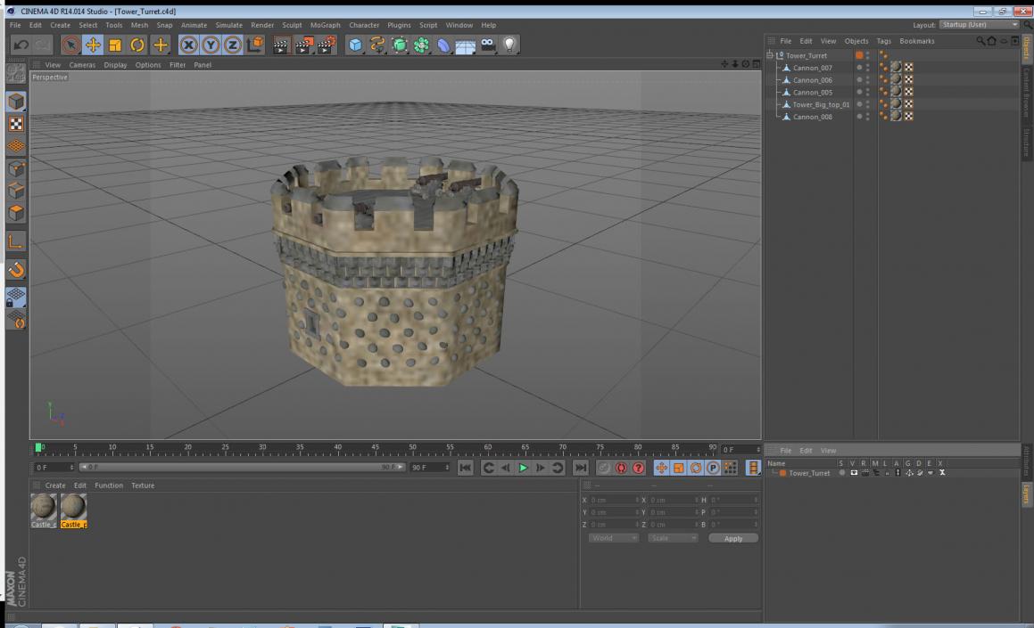 Tower Turret 3D