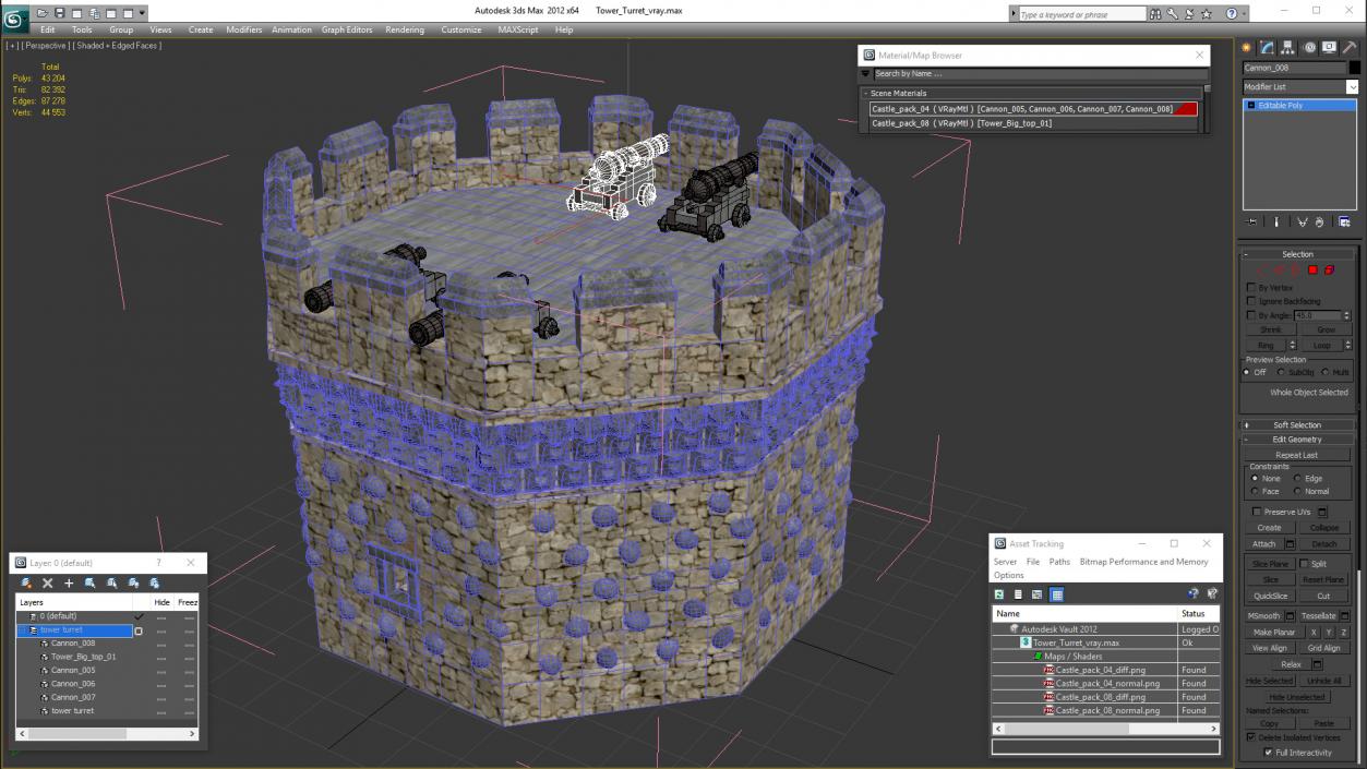 Tower Turret 3D