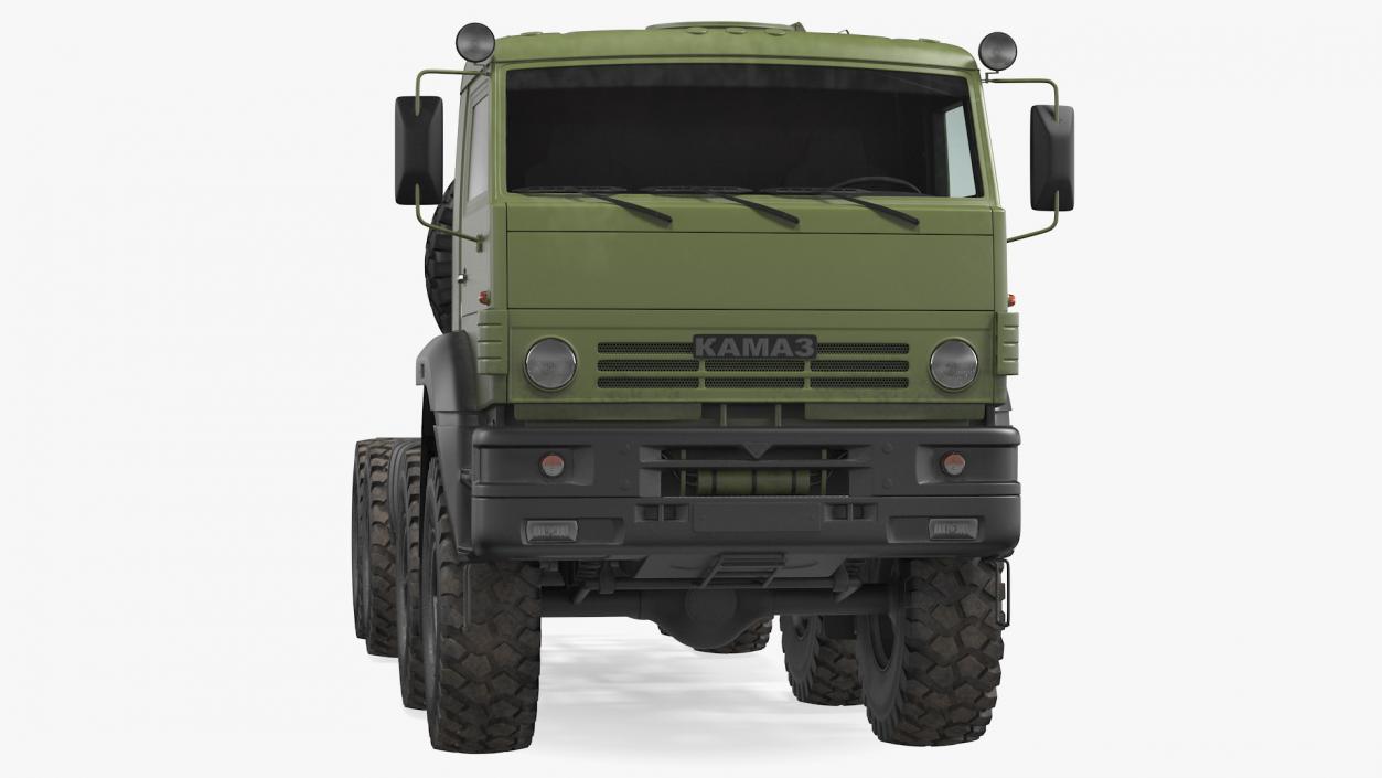 Kamaz 6350 8x8 Military Truck Chassis 3D