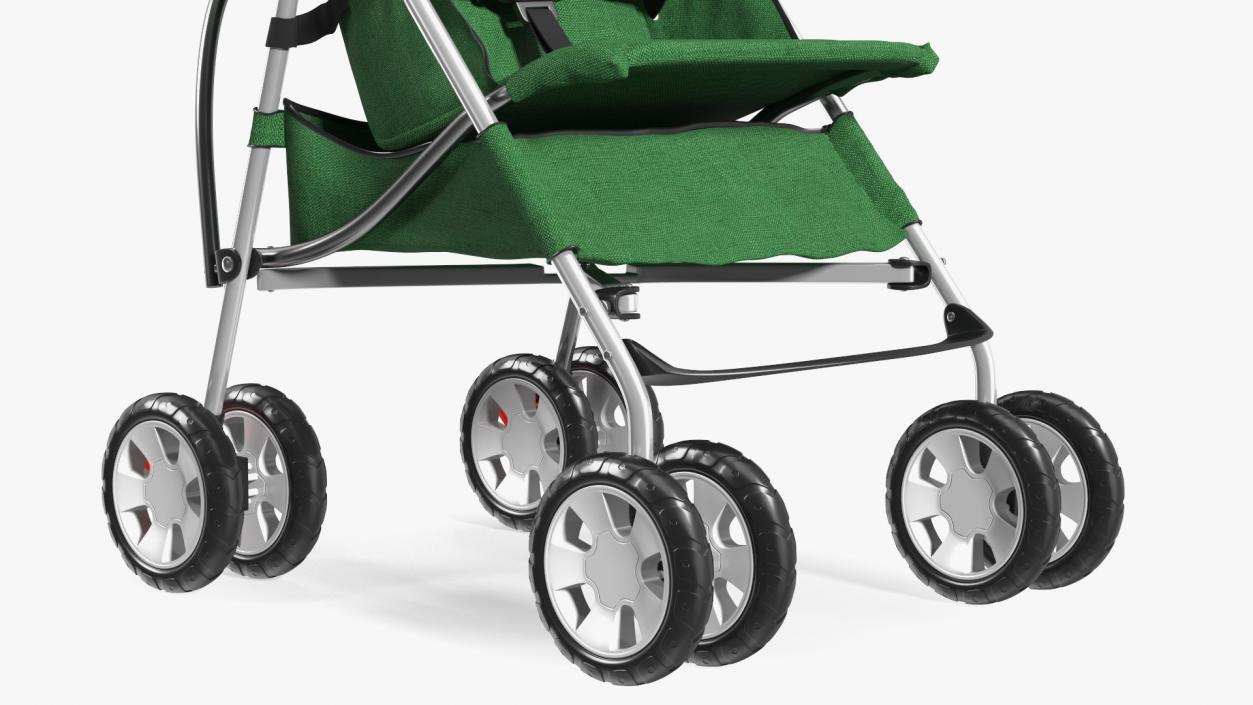 3D model Compact Baby Stroller With Bag