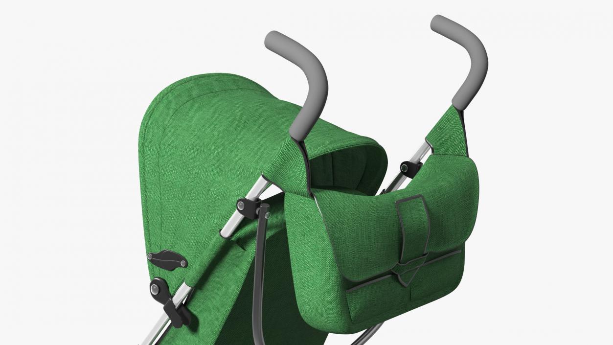 3D model Compact Baby Stroller With Bag