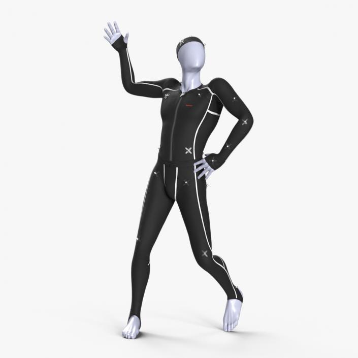 3D OptiTrack Motion Capture Suit Rigged