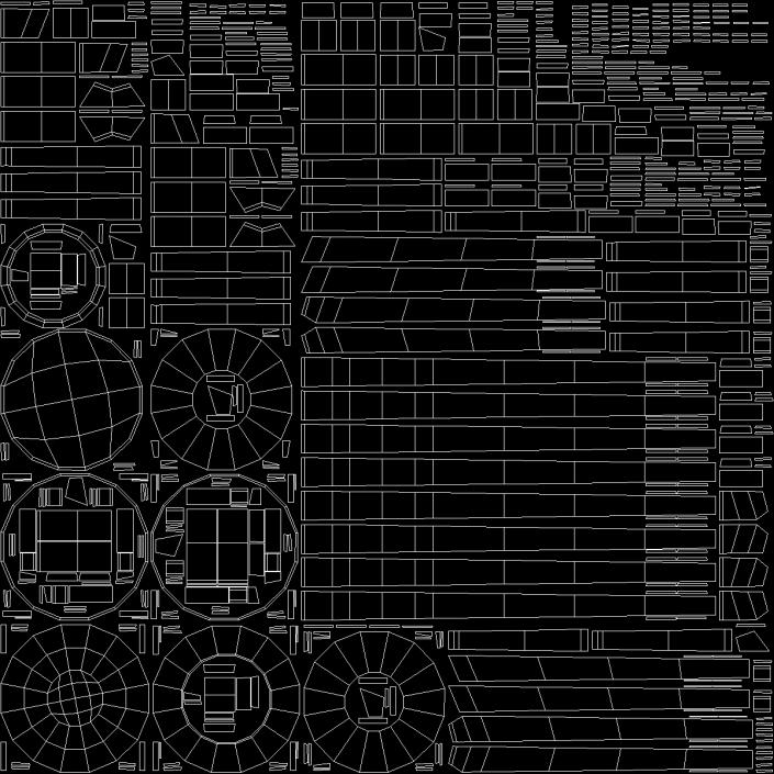 3D model Round Comb