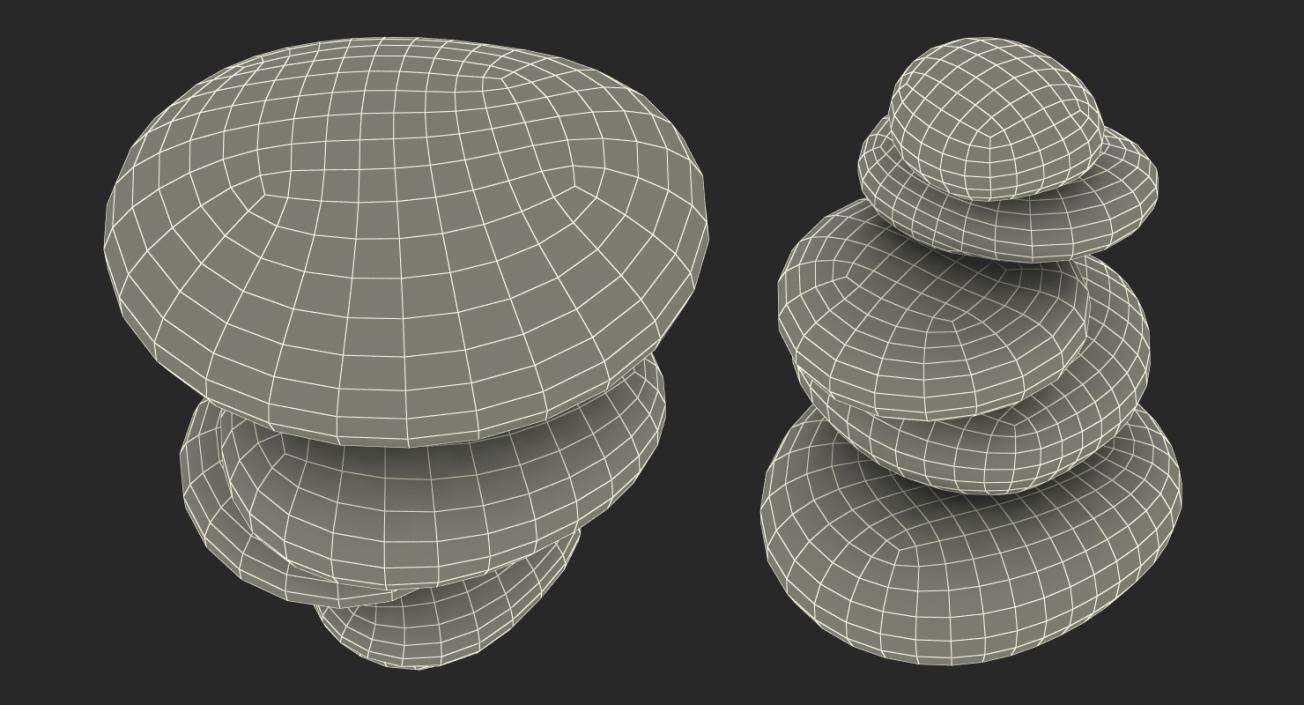 3D model Zen Stones