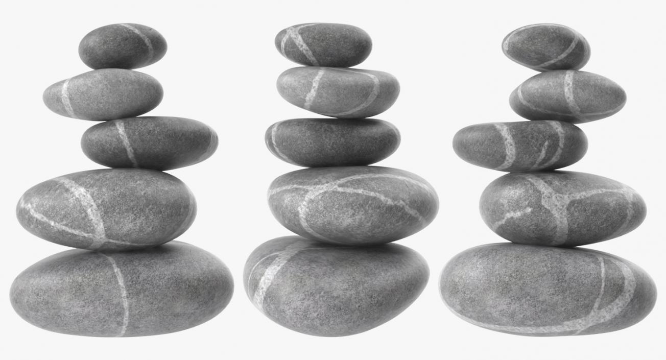 3D model Zen Stones