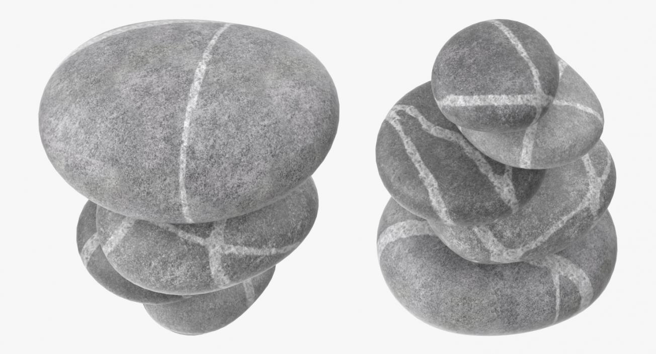 3D model Zen Stones