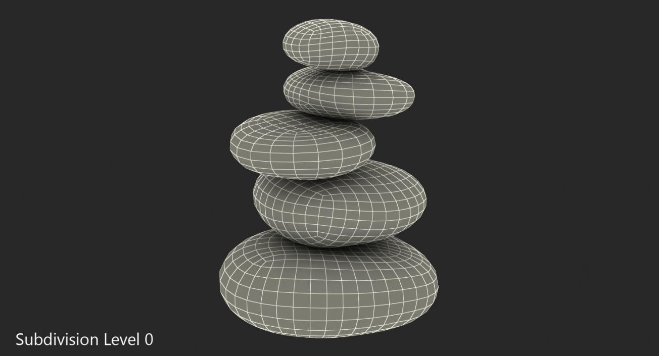 3D model Zen Stones