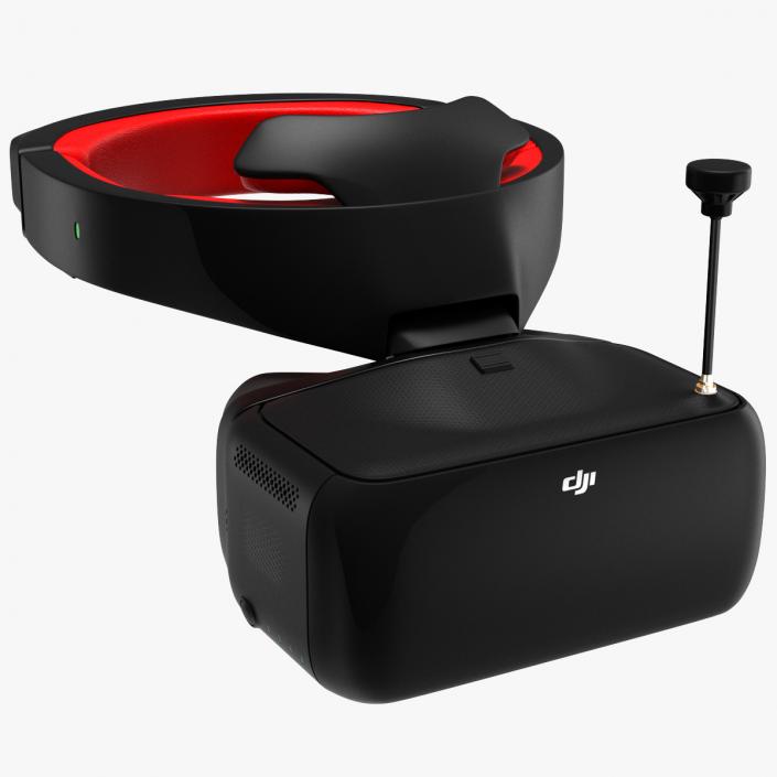 3D DJI Goggles Racing Edition FPV Headset model