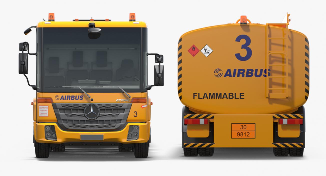 3D Mercedes-Benz Aircraft Refueler