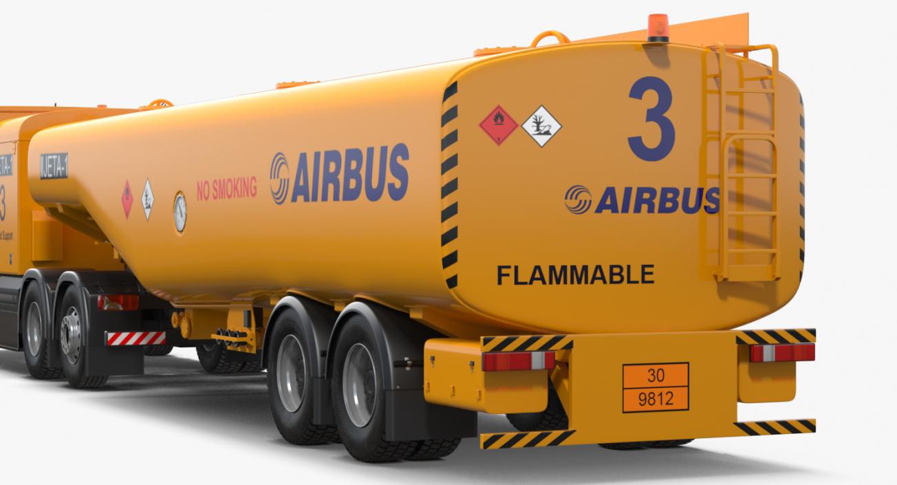 3D Mercedes-Benz Aircraft Refueler