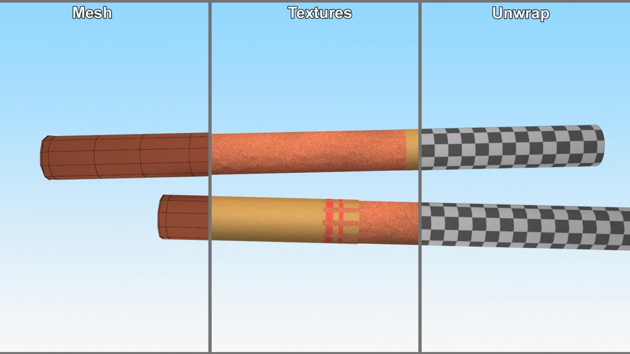 Little Cigar 2 3D model