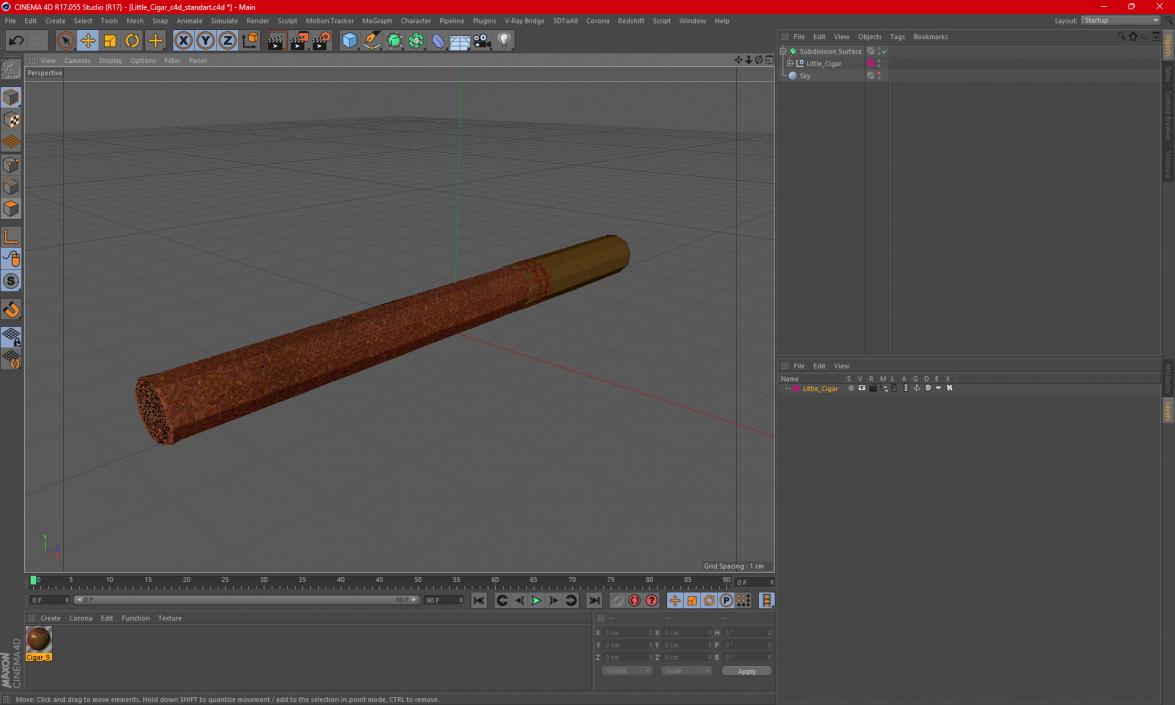 Little Cigar 2 3D model