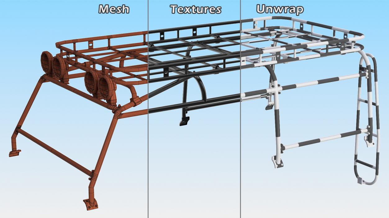 3D Exterior Roll Cage model