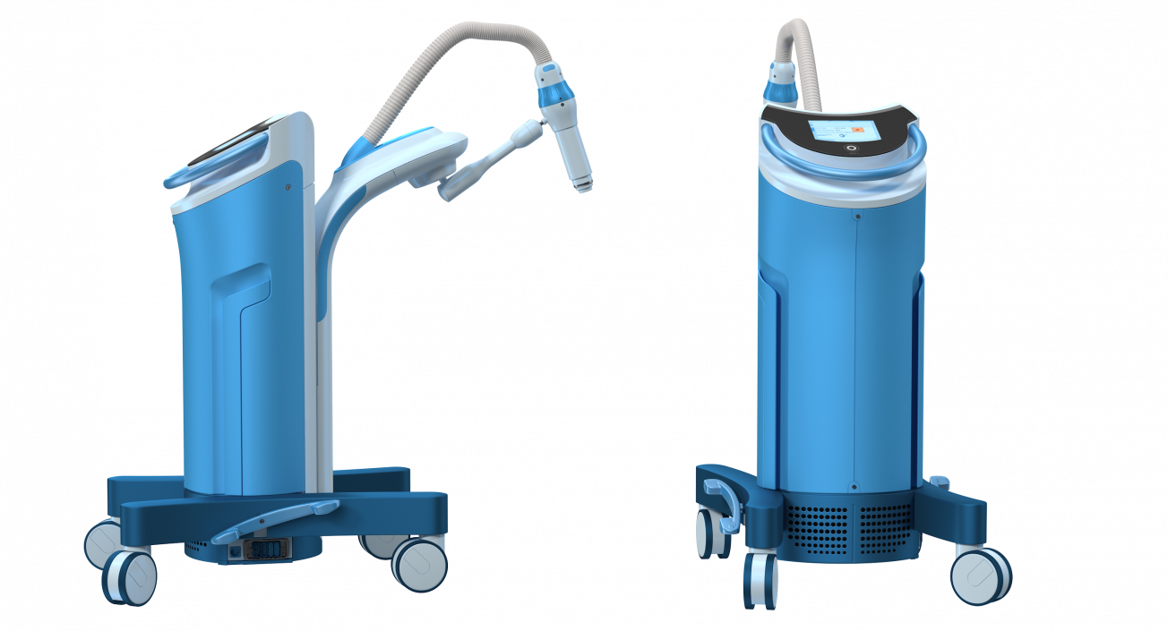 3D Brachytherapy Machine Rigged model