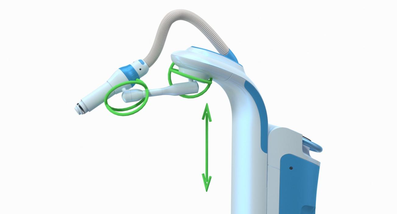 3D Brachytherapy Machine Rigged model