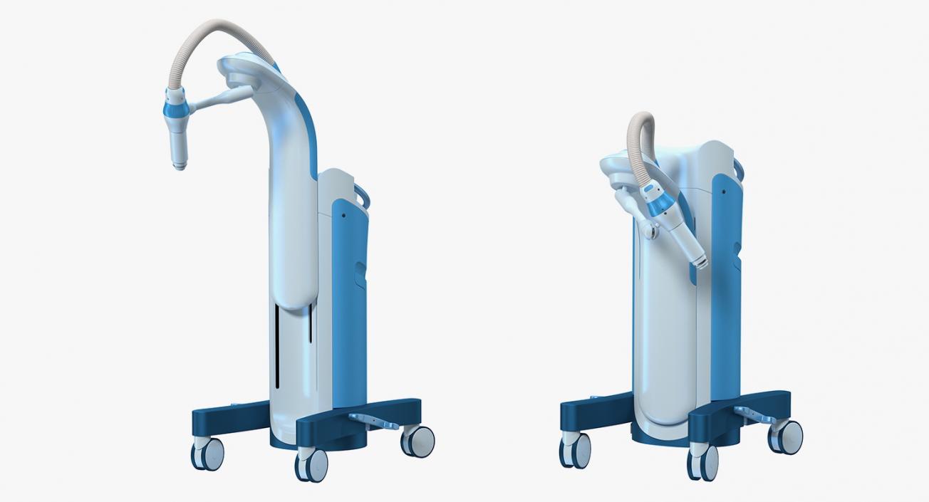 3D Brachytherapy Machine Rigged model