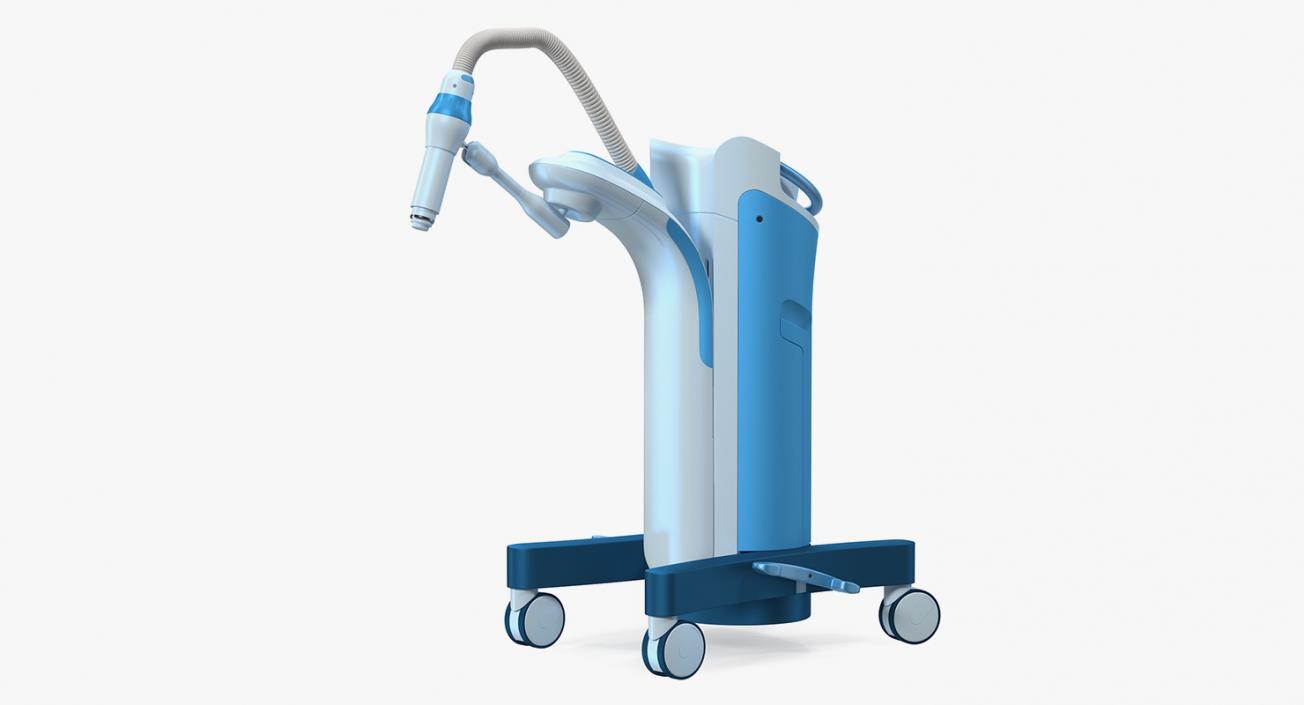 3D Brachytherapy Machine Rigged model