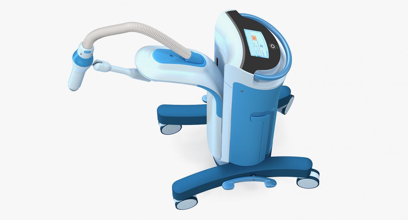 3D Brachytherapy Machine Rigged model