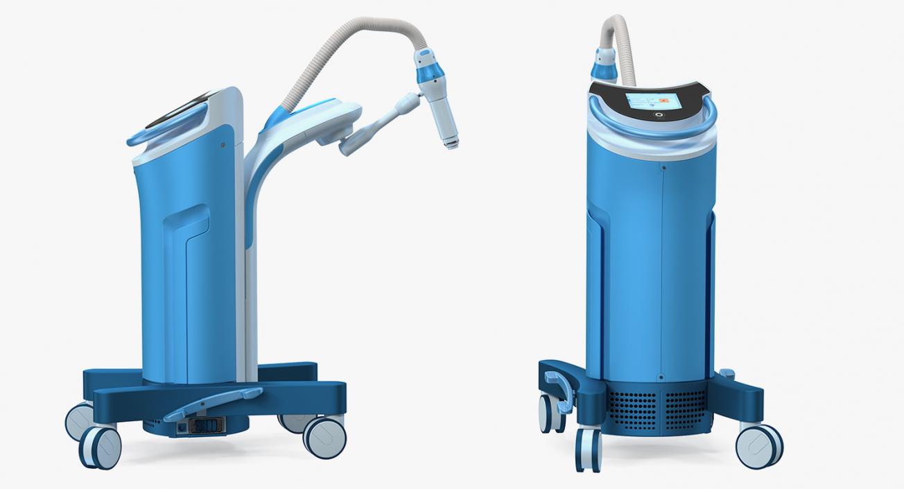 3D Brachytherapy Machine Rigged model