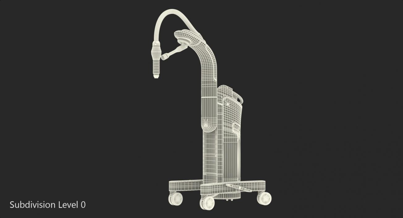 3D Brachytherapy Machine Rigged model