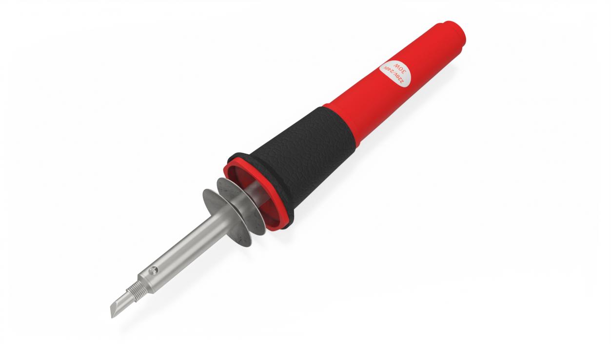 3D model Woodburning Soldering Tool Red