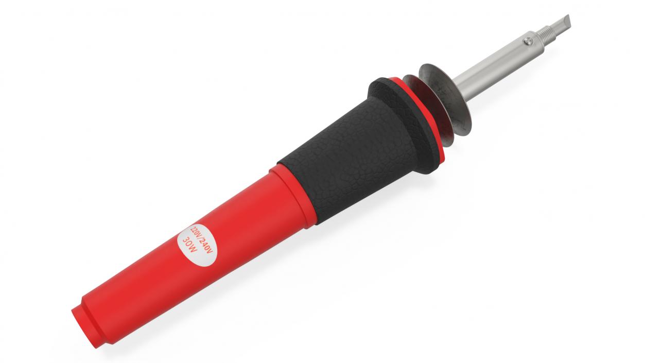 3D model Woodburning Soldering Tool Red