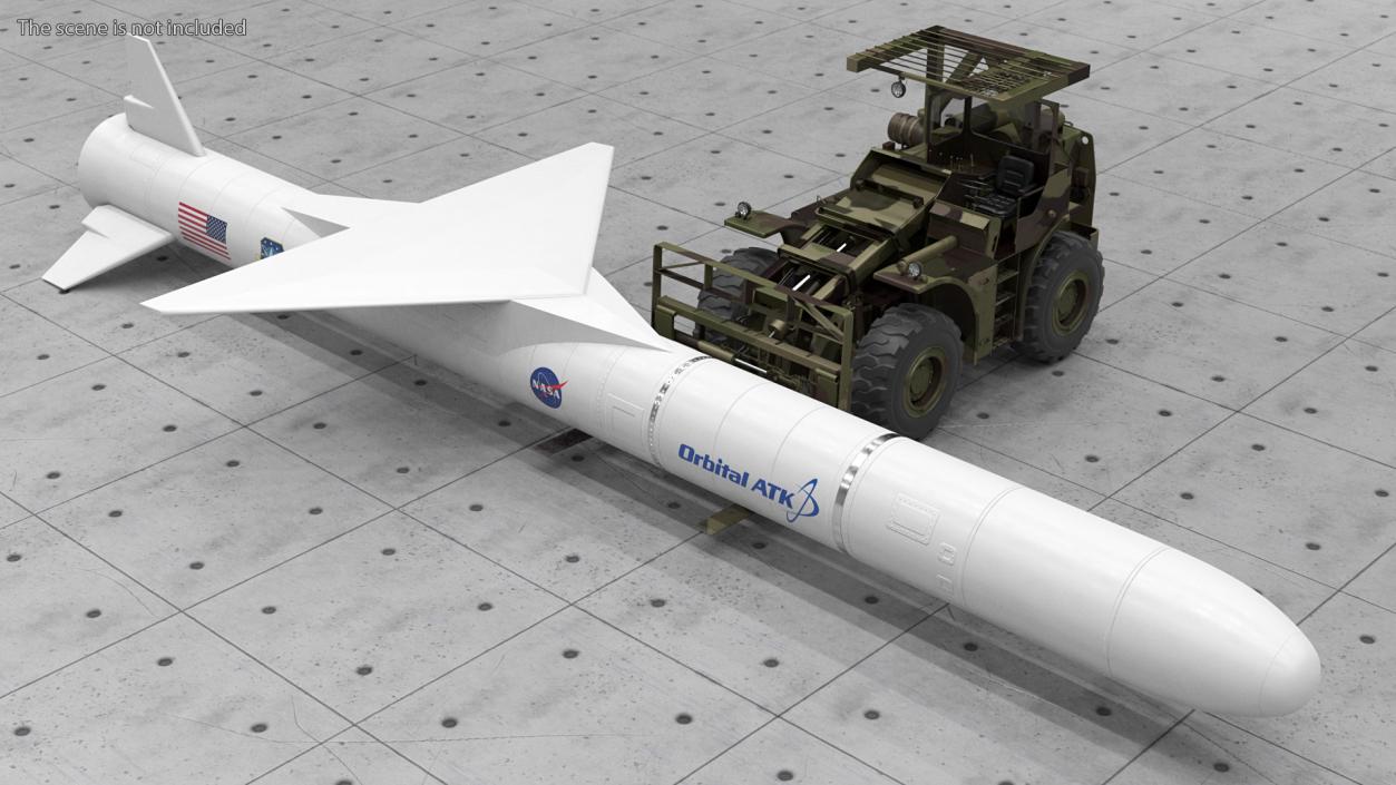 Pegasus XL Rocket 3D