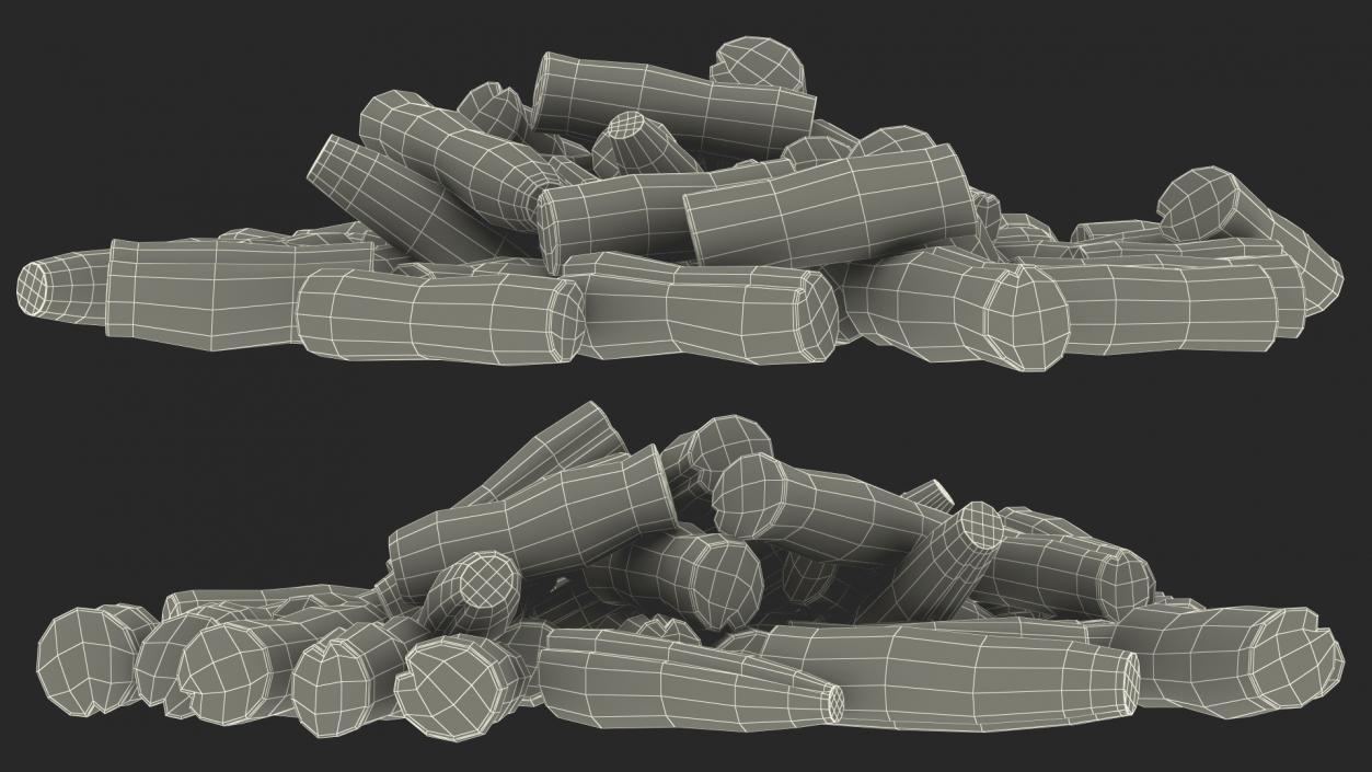 Heap of Cut French Beans 3D model