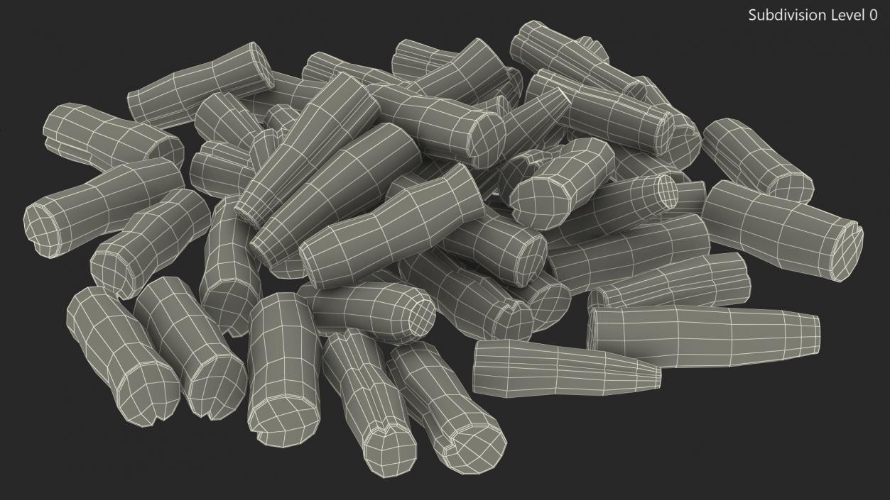 Heap of Cut French Beans 3D model