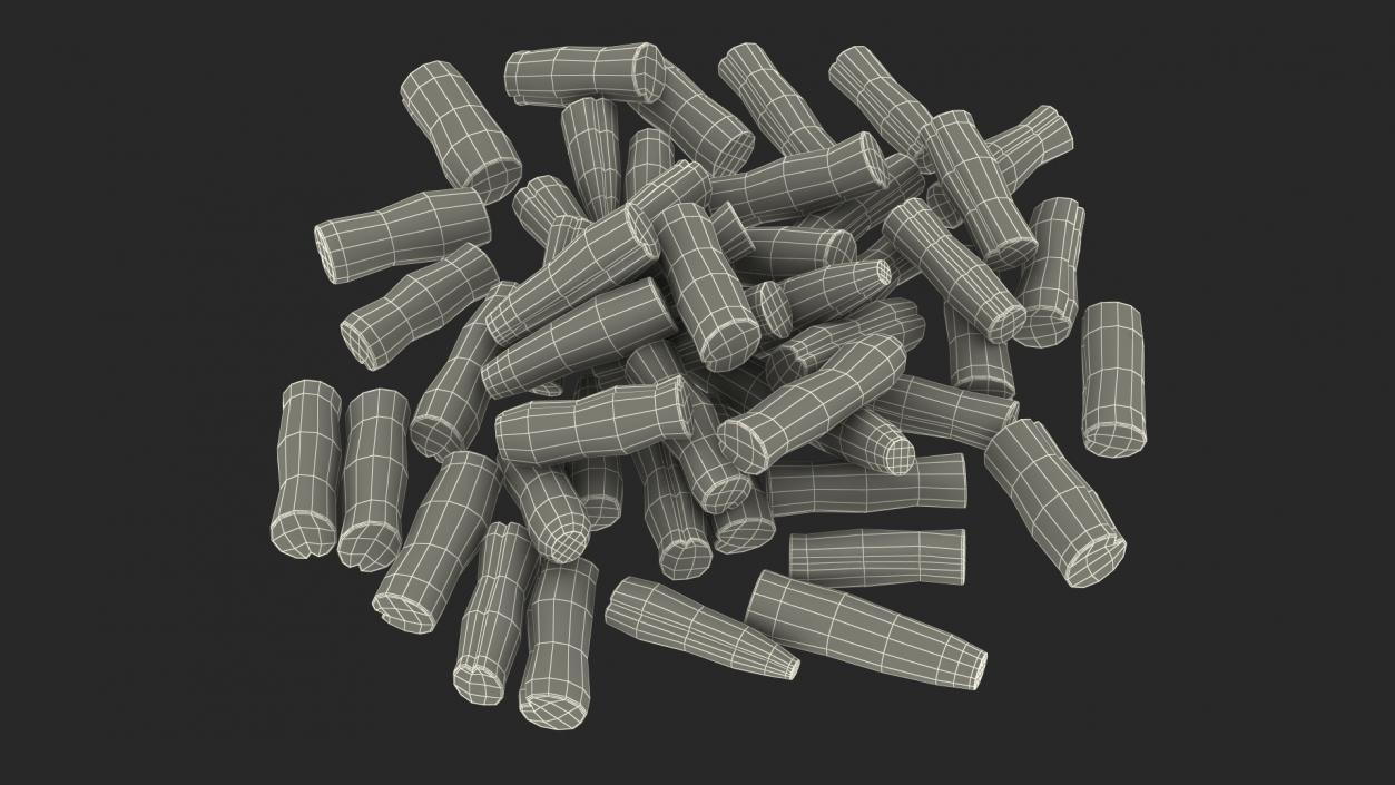 Heap of Cut French Beans 3D model