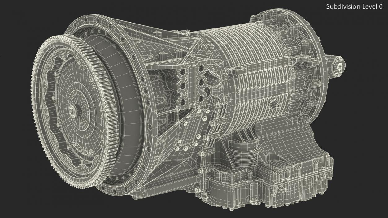 Allison 4000 Heavy-duty Vehicle Transmission 3D model