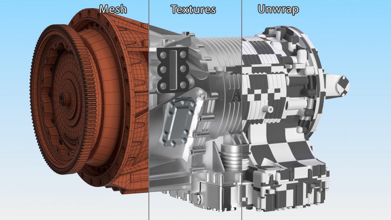 Allison 4000 Heavy-duty Vehicle Transmission 3D model