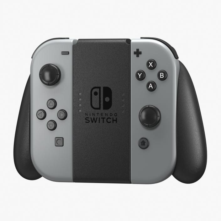 Nintendo Switch Joy Con Grip Controller 3D model