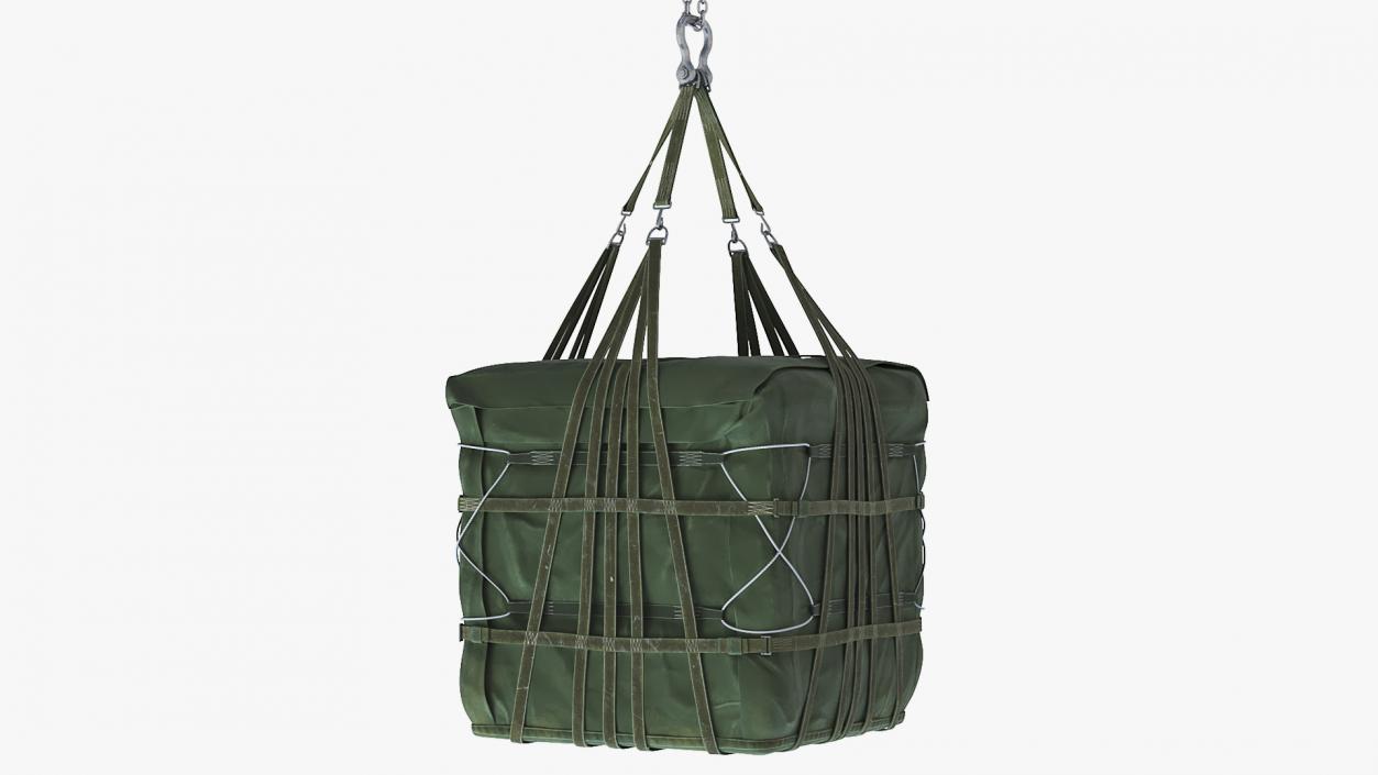 3D model Army Cargo Delivery Parachutes