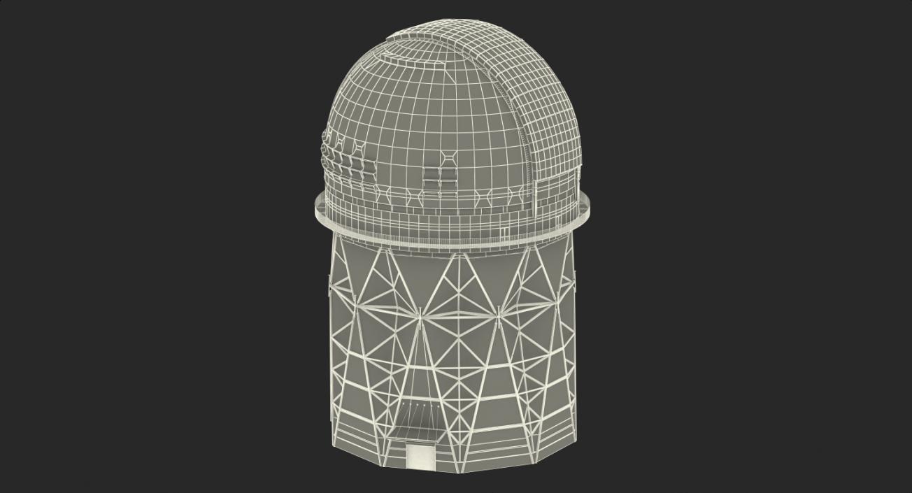 Observatory and Radio Telescope 3D Models Collection 3D